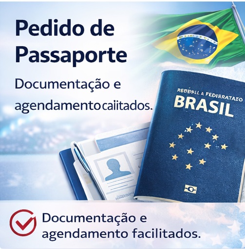 Pedido de passaporte brasileiro